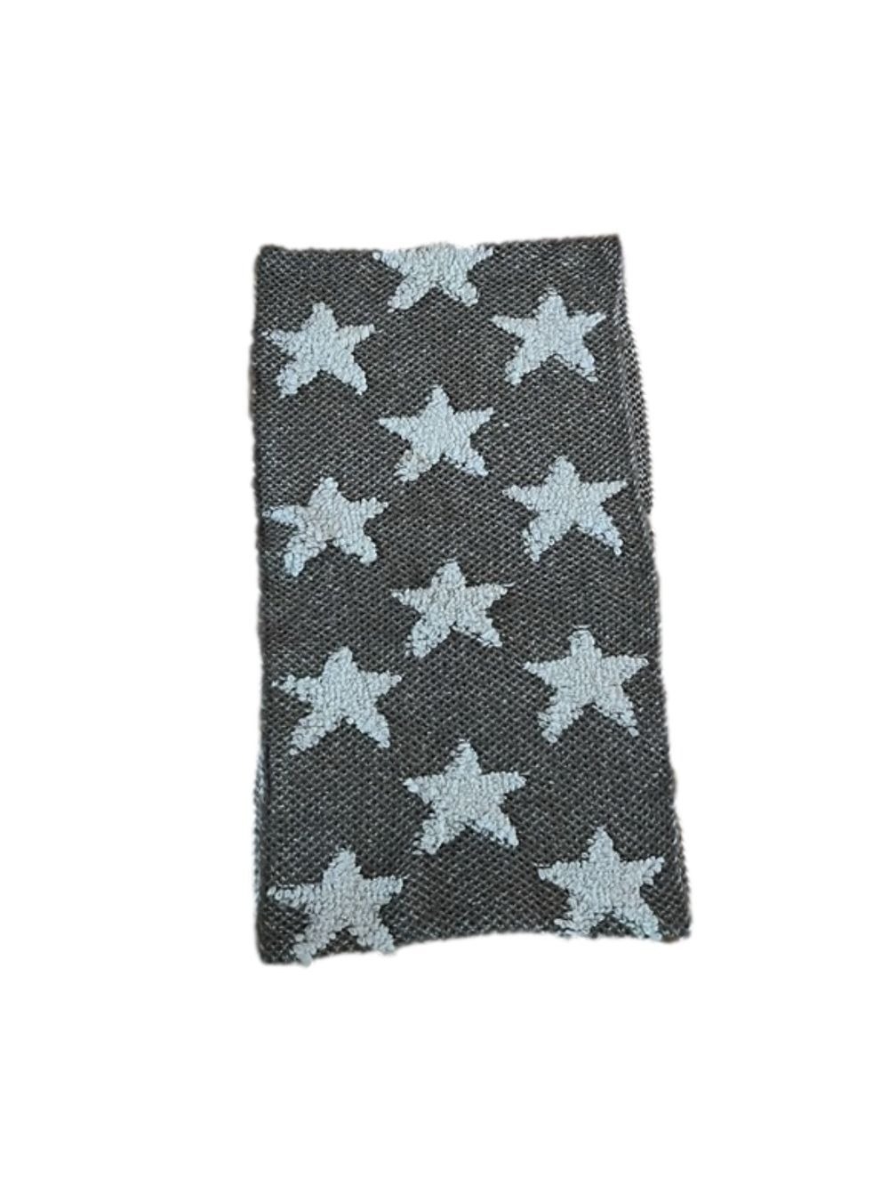 LOOK Tan Infinity Scarf with Stars